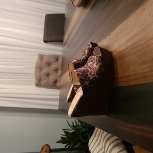 Sandal, Jessica Simpson, Leopard Print, Size 8